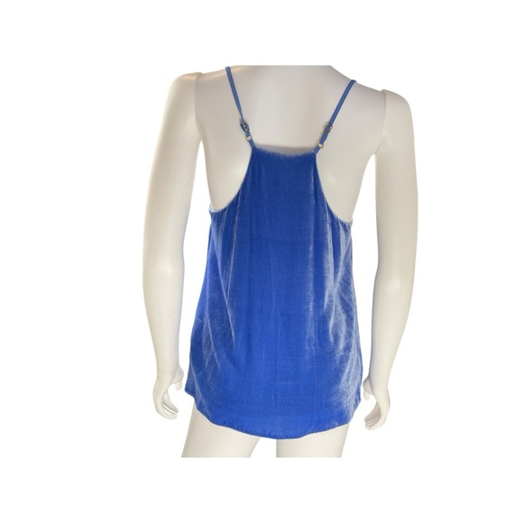 Lilly Pulitzer Women's XS‎ Dusk Top Royal Purple Velvet Cami Tank Velvetcore - Picture 4 of 10